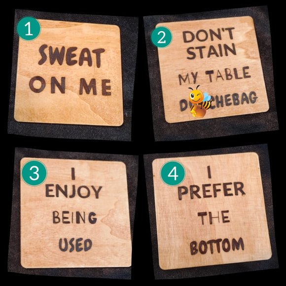 Adult Funny Coasters - Picture 2 of 4